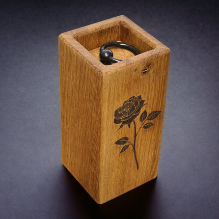 Urn Hout | Gravure Roos