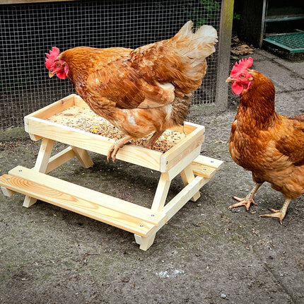 Chicknicktafel | voertafel kippen